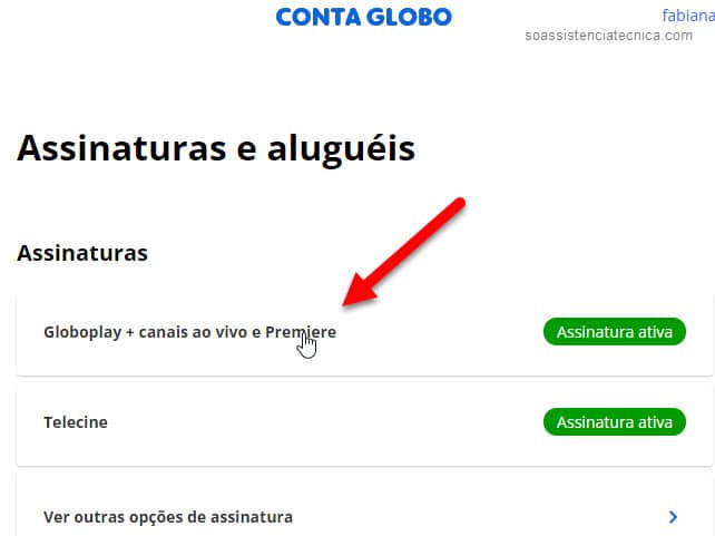 Assinatruas conta Globo, como falar com suporte técnico Globo